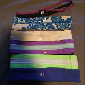 COMBO of 6 lululemon headbands