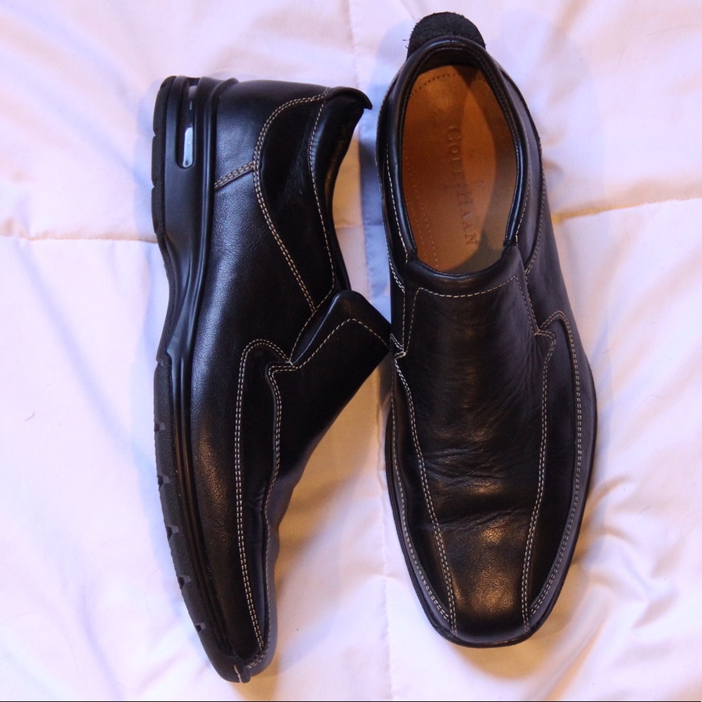Cole Haan leather Nike Air Dress Slip Ons