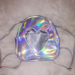 Holographic Mini Backpack