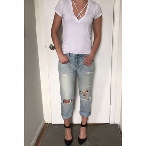 AEO Distressed Boyfriend Jeans