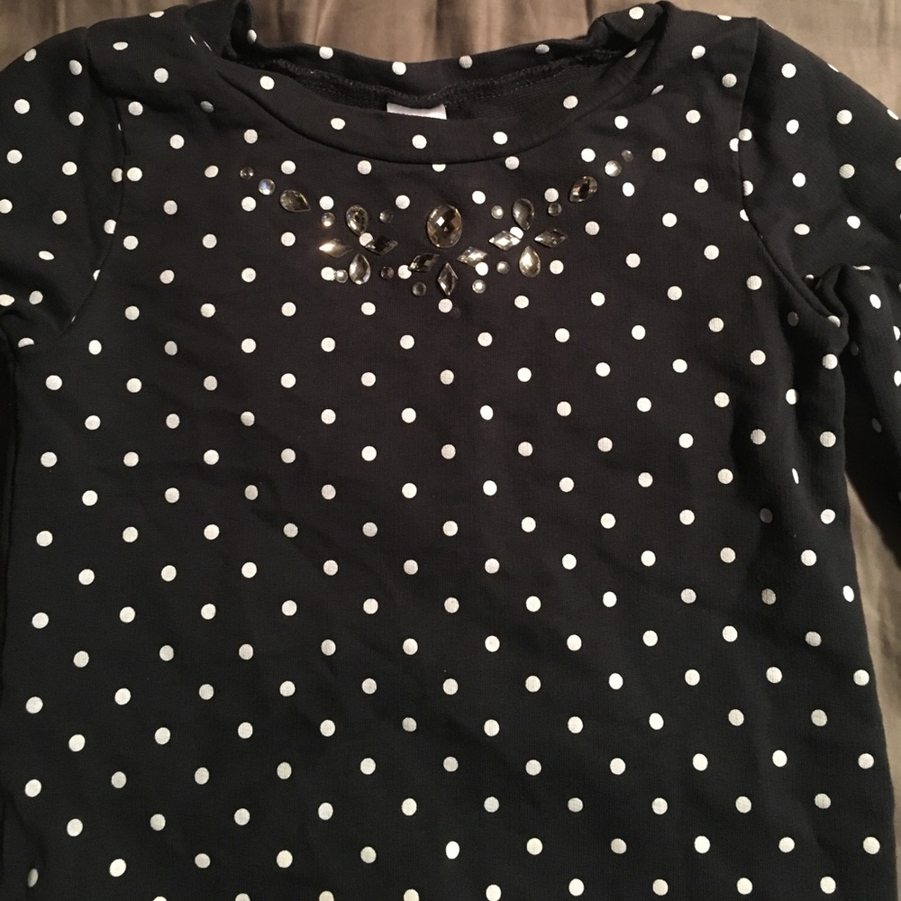 Gently worn polka dot glam tunic