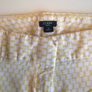 J. Crew City Fit pants Pop Art collection