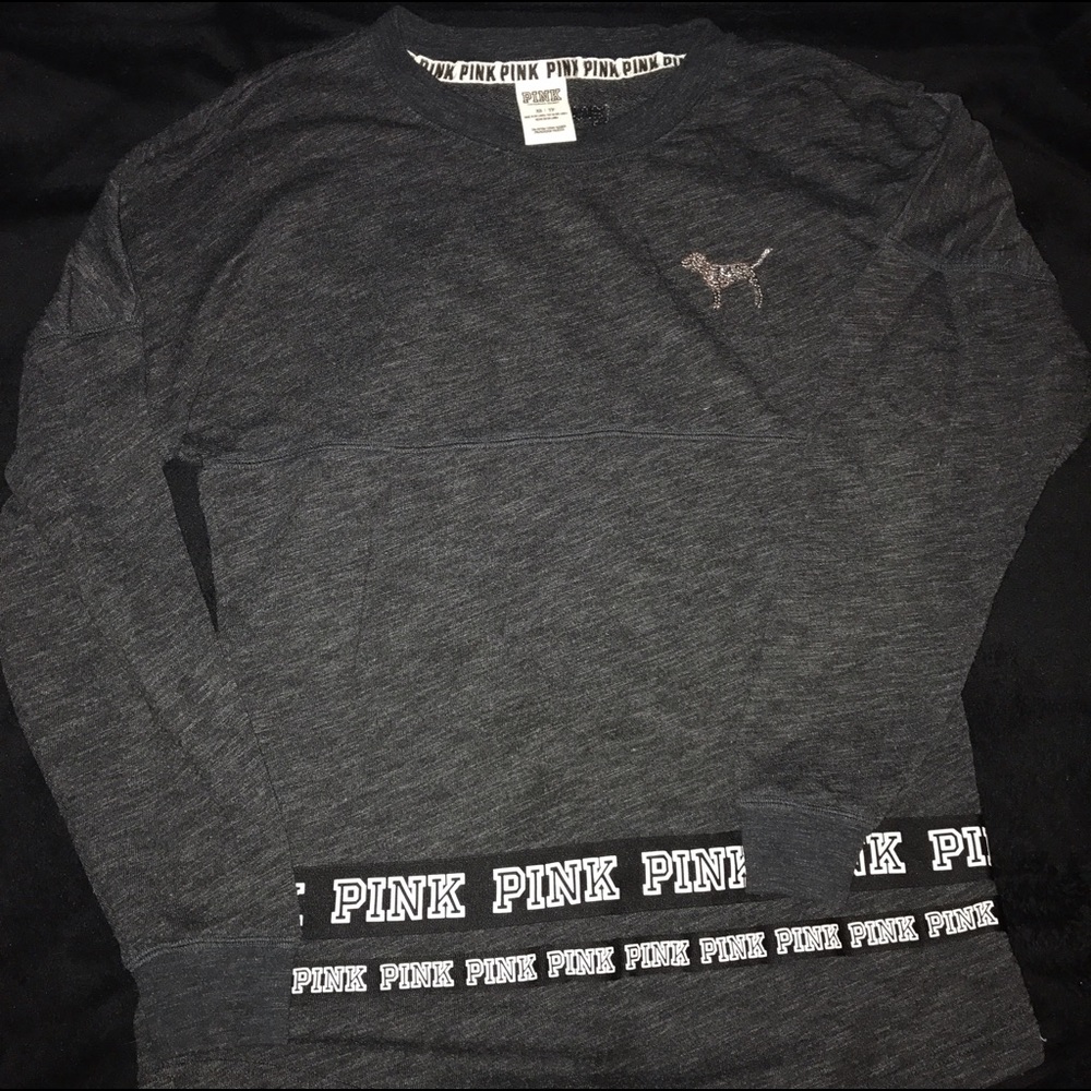 PINK Grey Sweater