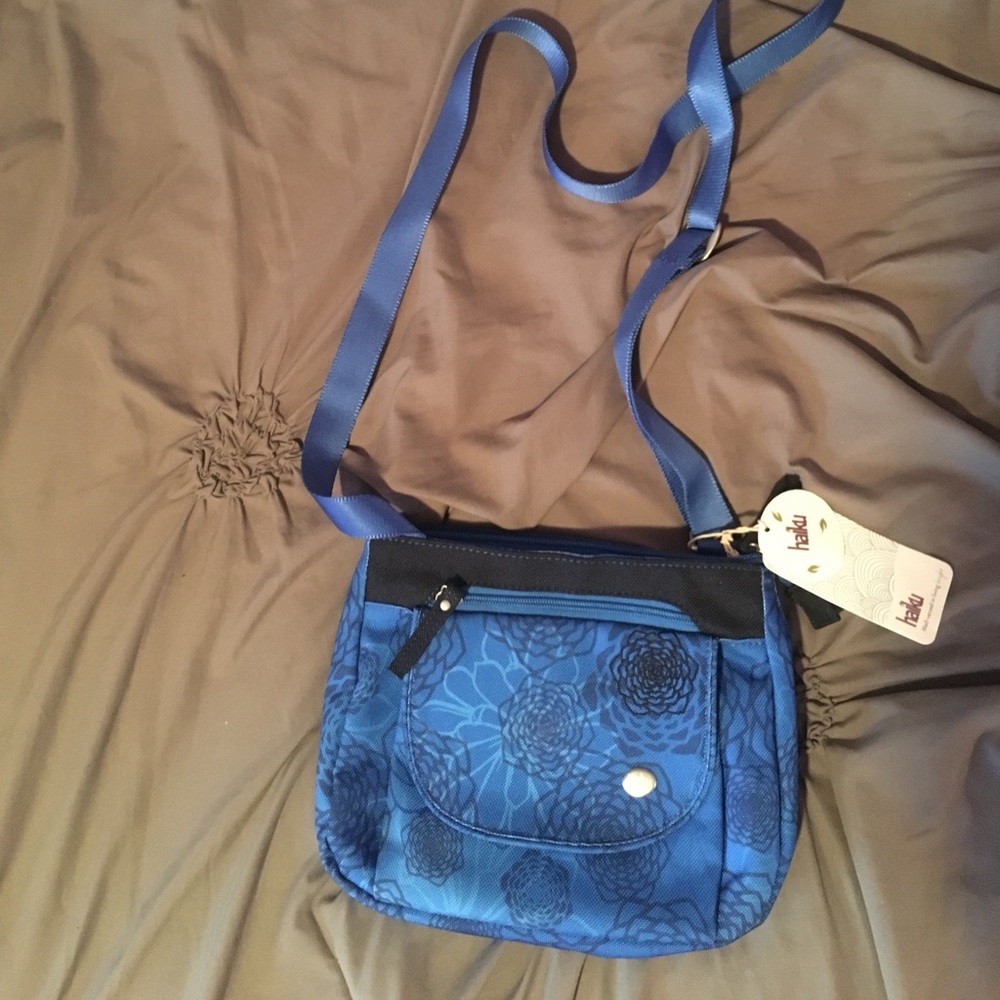 NWT Haiku Vegan Recycled Blue Purse