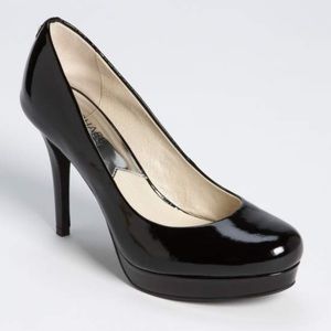 Michael Kors black patent leather pumps