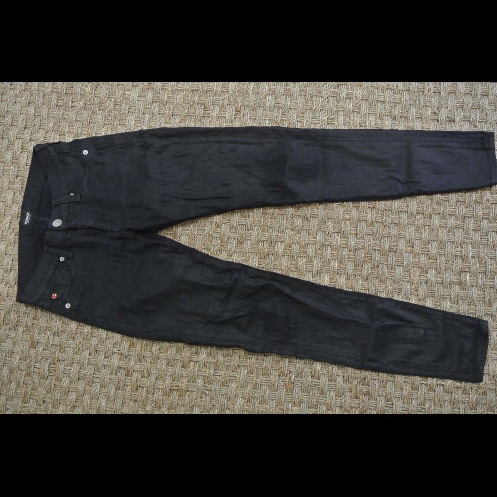 Navy waxy Hudson Jeans