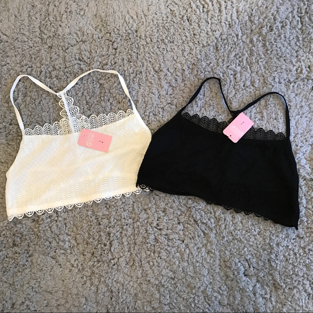 Two Lace Bralette, Bra, Cami Things, unknown sizes