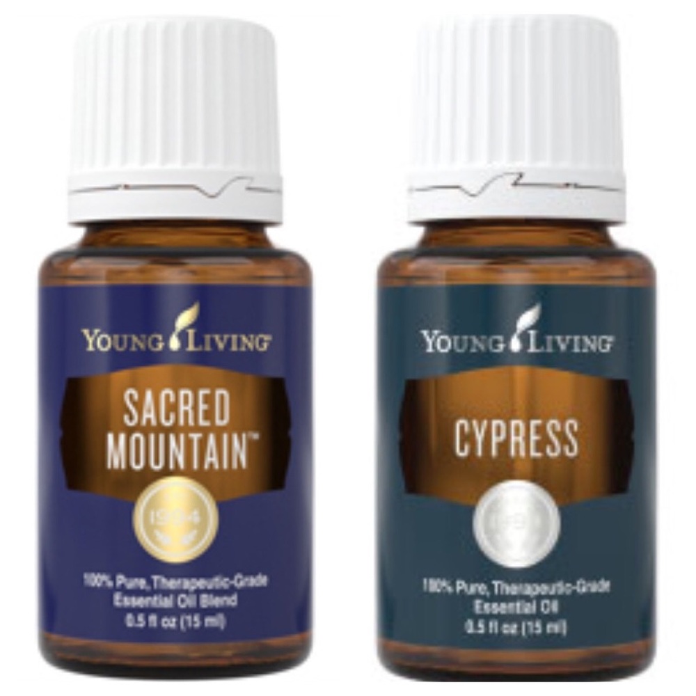 Sacred Mountain and Cypress Young Living Oils