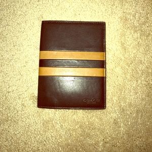 Coach Varsity Passport Wallet