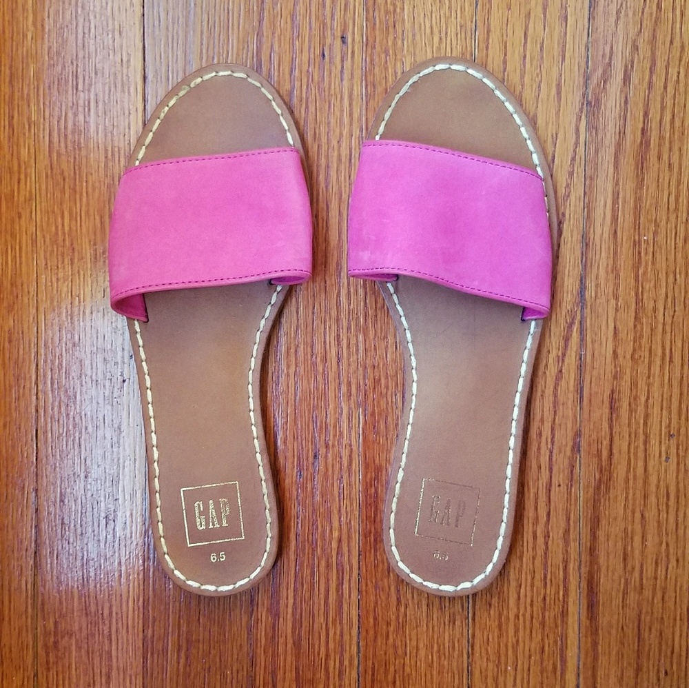 GAP Hot Pink Slip-on Sandals