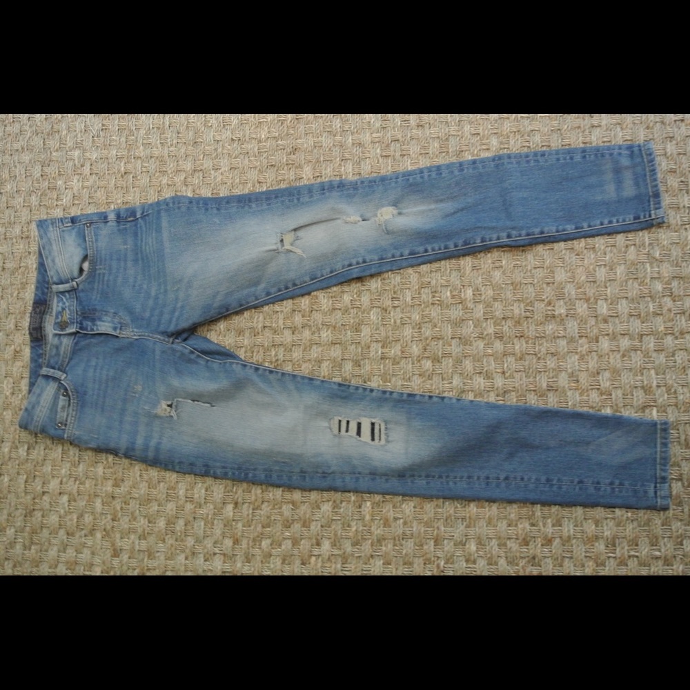 Zara distressed jeans
