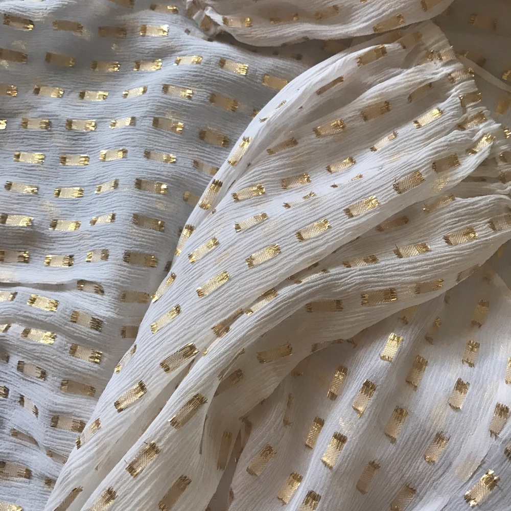 🍨Lilly Pulitzer Gold Colby Top - Picture 2 of 4