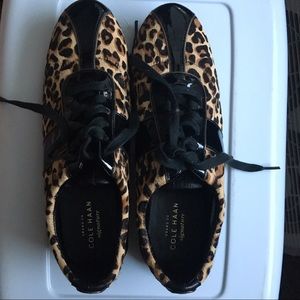 Cole Haan leopard sneakers