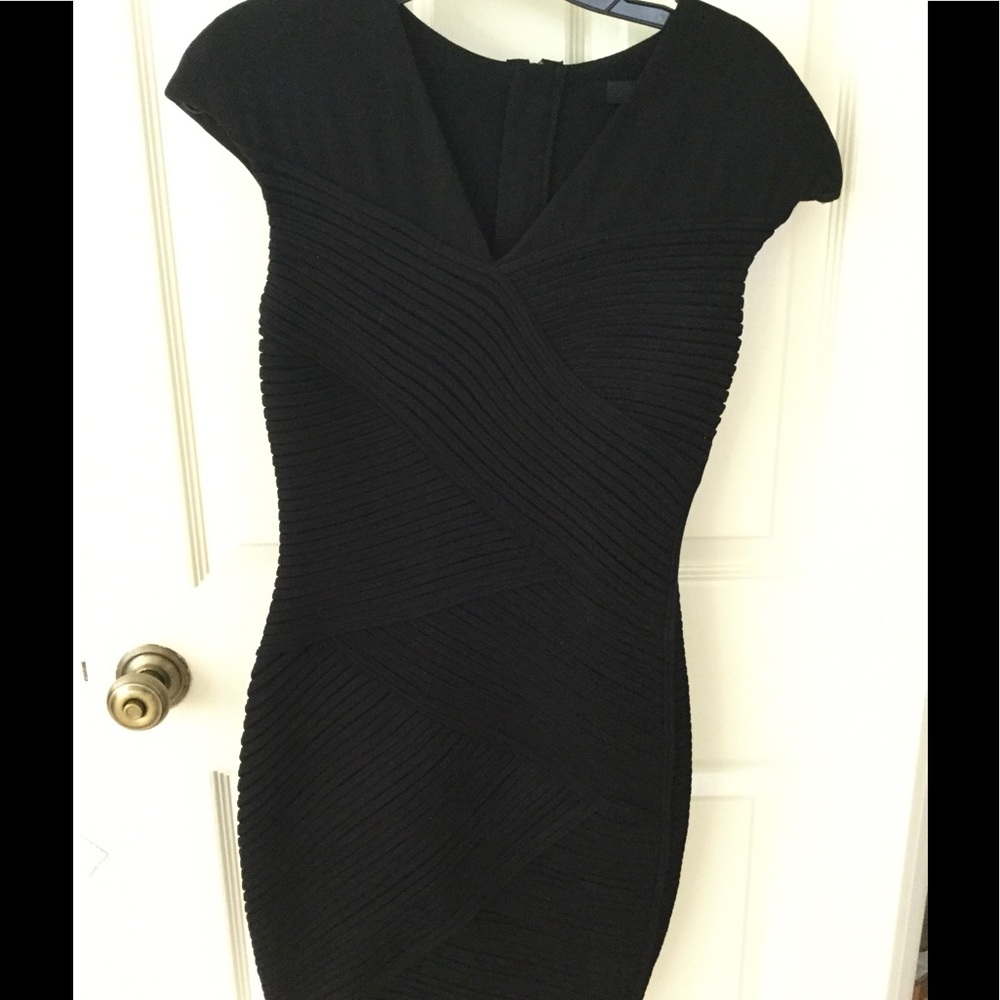 Robert Rodriguez black bodycon dress