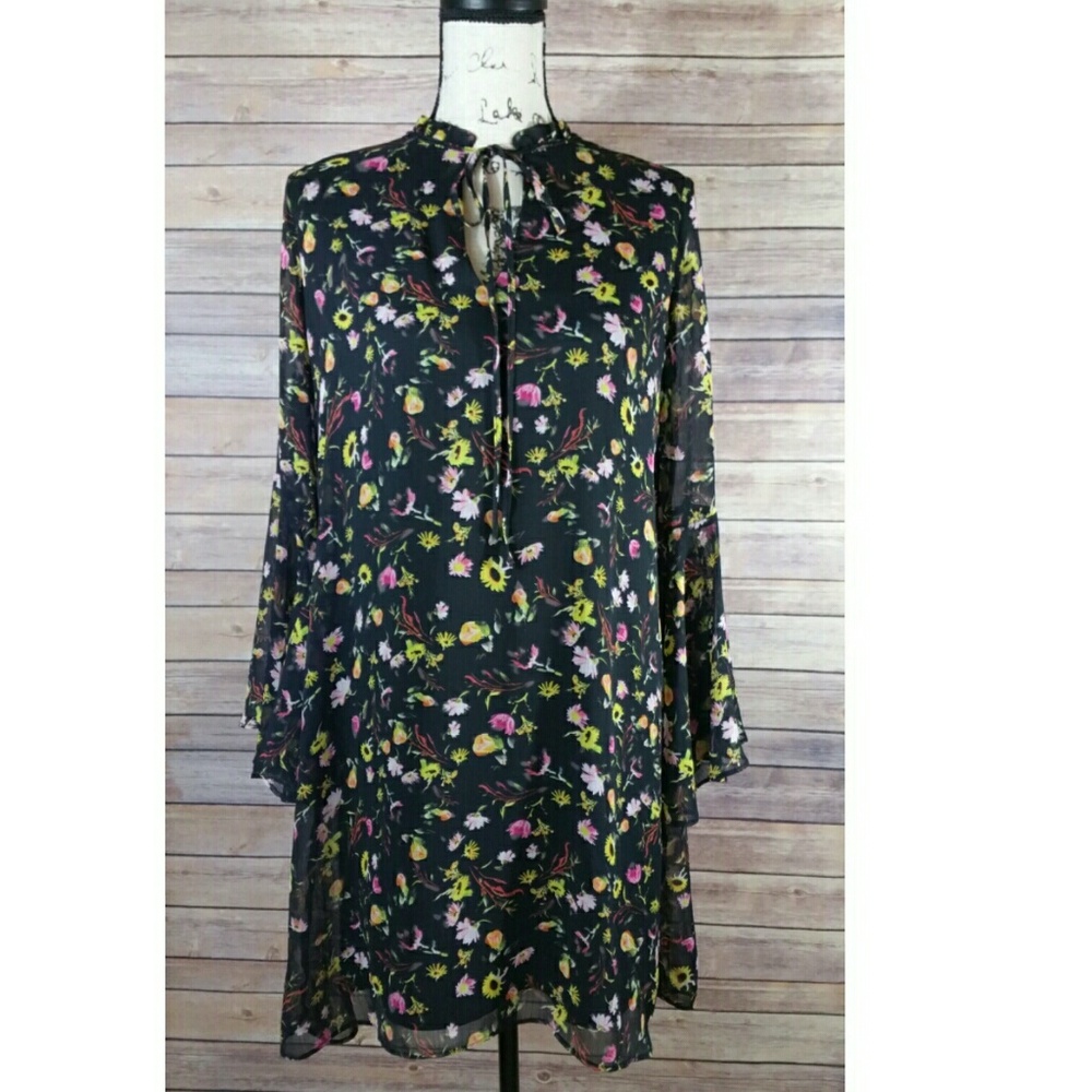 NWT Philosophy Republic  dress with bellsleeve S