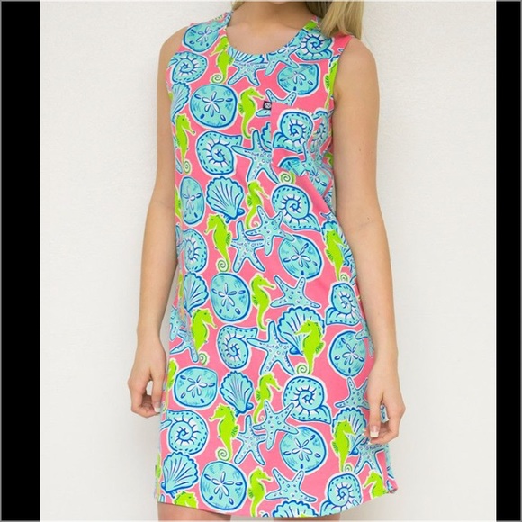 NWT Retired Simply Southern Seahorse Shell Dress