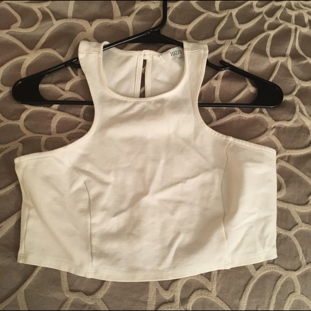 White Crop Top