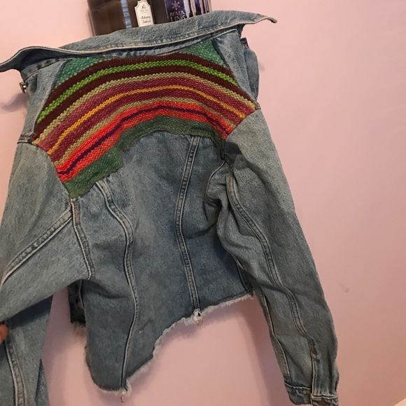 VINTAGE JEAN JACKET (from Peru) - Picture 4 of 4