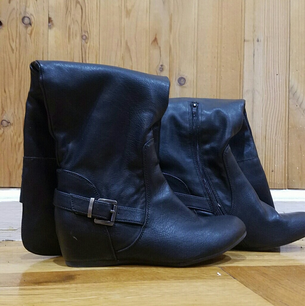 Black Knee Boots