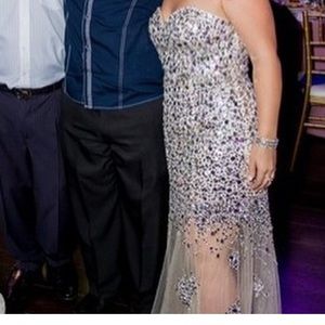 Beautiful rhinestone dress