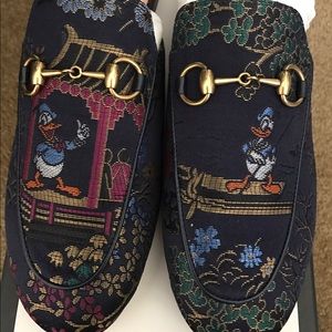 Authentic Gucci Donald Duck slip on size 7