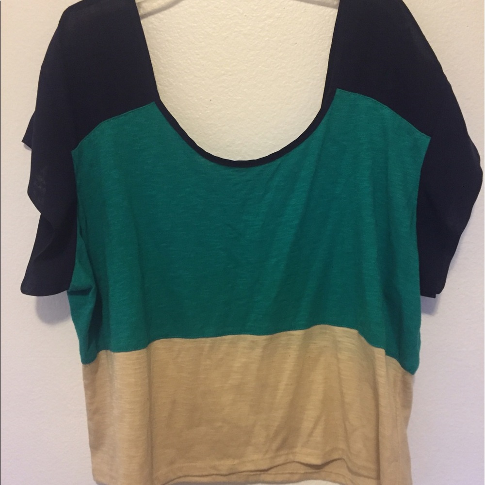 Multi colored top size XL