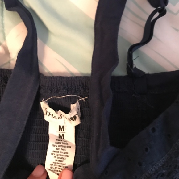 Very cute navy blue crop top. - Picture 3 of 3