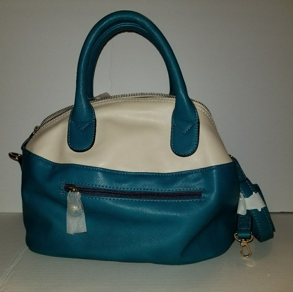 David Jones Crossbody Small Handbag Beige/Teal