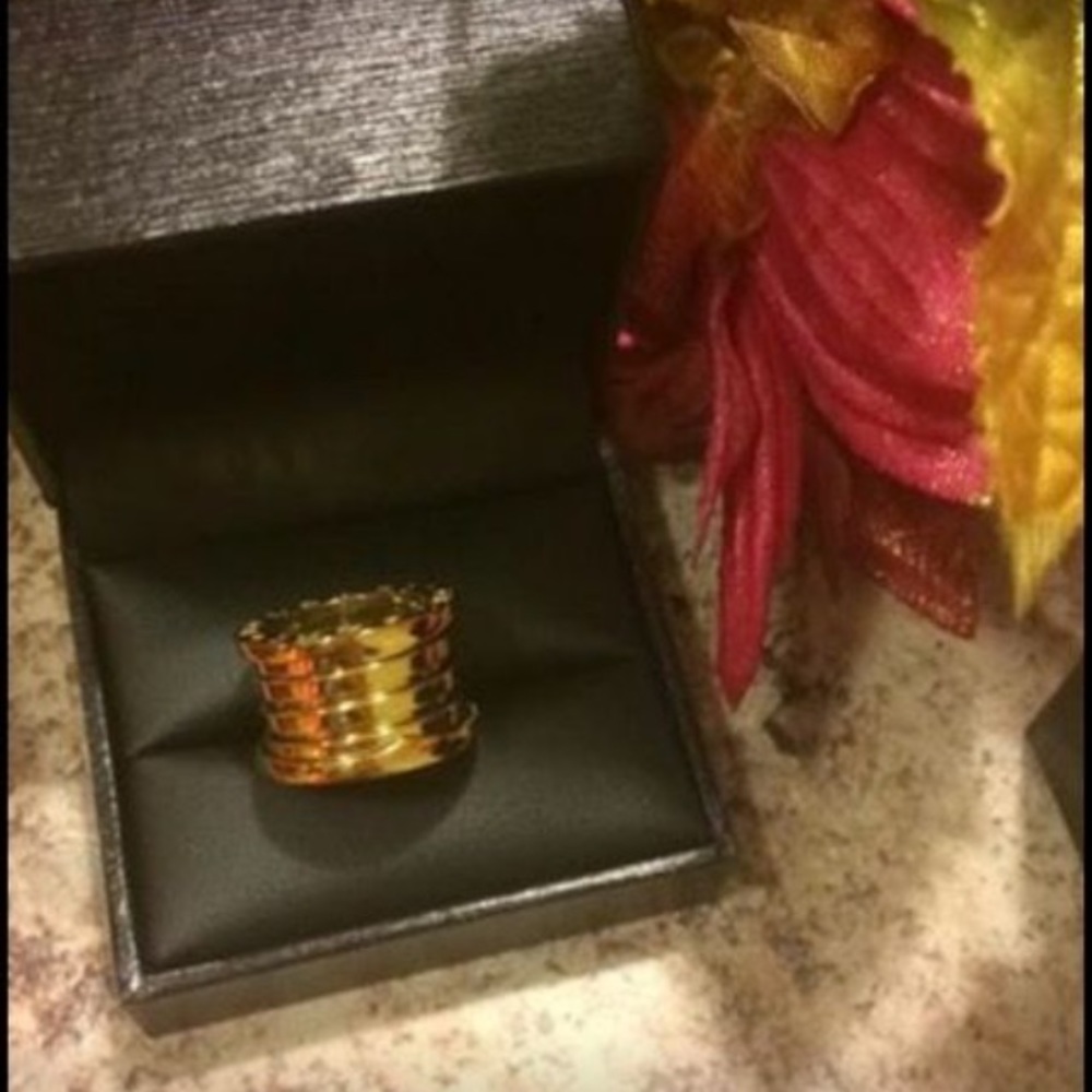 Gold plaited ring
