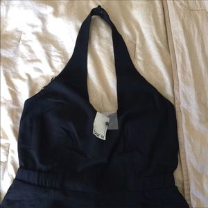 Black XXL Halter Top Jumpsuit