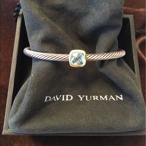 David Yurman Single Station Blue Topaz Bracelet