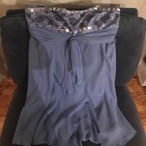 BCBG Blue Cocktail Dress