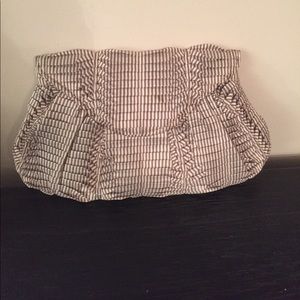 Lauren Merkin Striped Clutch- Never Worn !