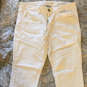 American Eagle White Jeggings size 12