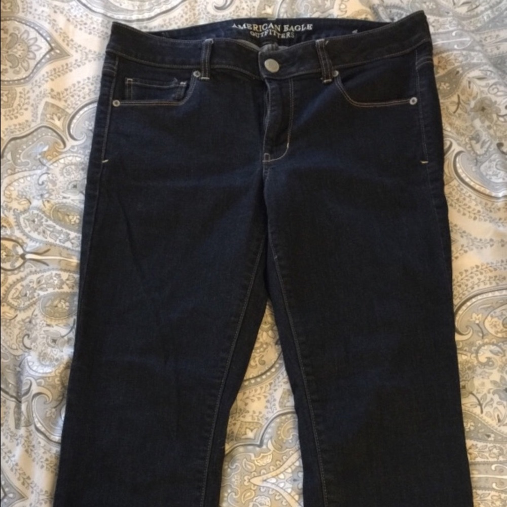 American Eagle dark wash Jeggings size 12