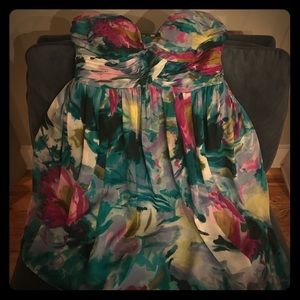 Donna Morgan Multicolor Floral Cocktail Dress