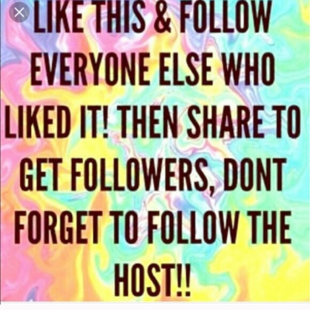Like this listing then follow!