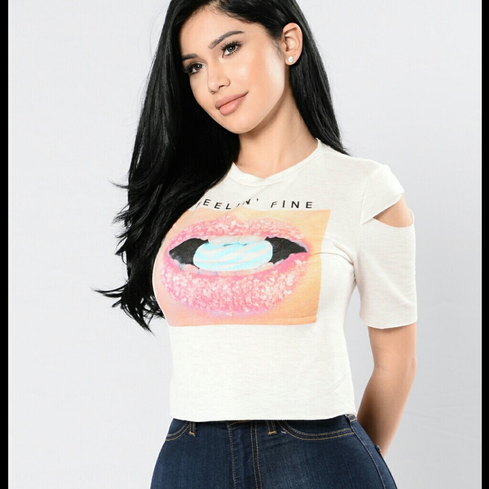 Fashionnova's Keep it in check top-oatmeal