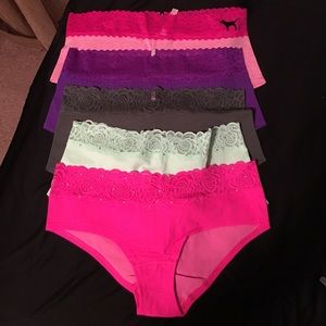 Set of 5 Victoria's Secret Pink Panties