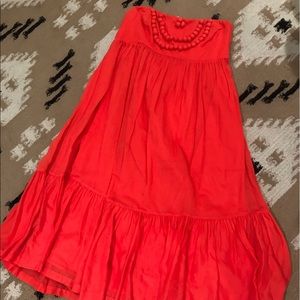 NWOT Gap Strapless Linen Dress size 6