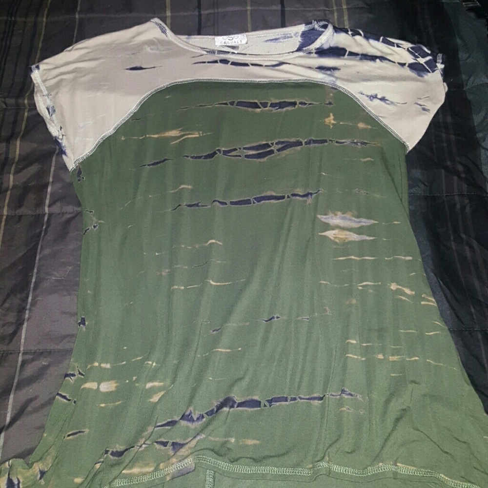 Tye dye oversized jersey material