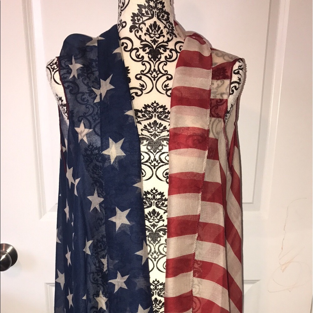 American flag vest