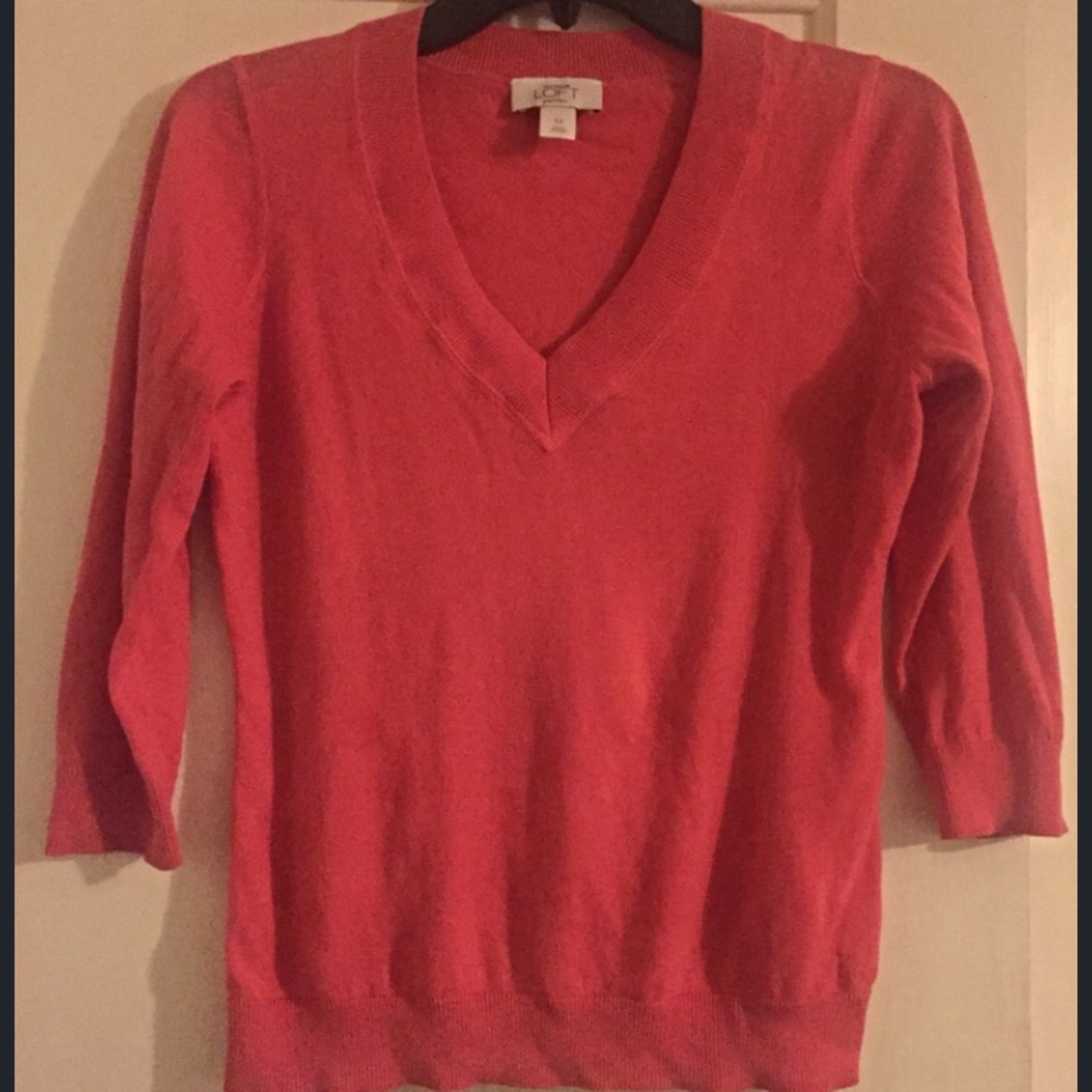 LOFT Thin lightweight pullover sweater