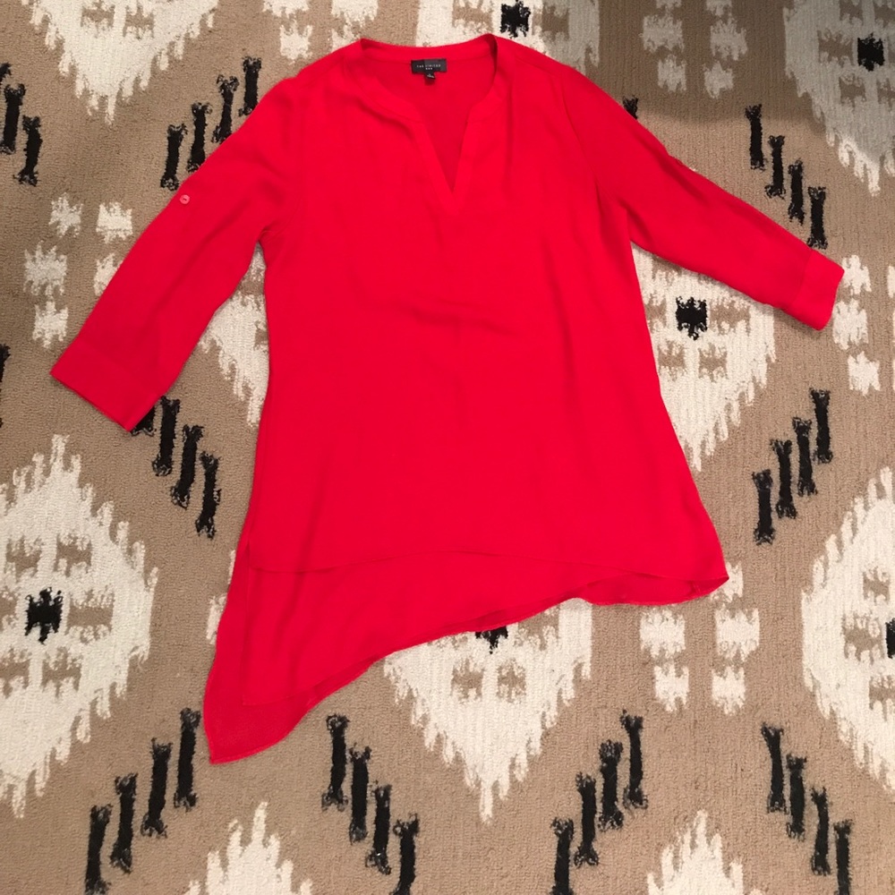 Limited Red Asymmetrical Top size S EUC!