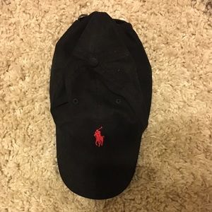 Youth Black Polo Hat