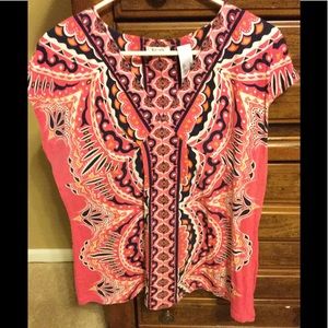 Liz and Co V-neck Top