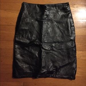Leather skirt small