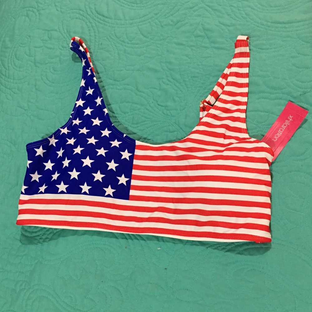 American flag bikini top 🇺🇸