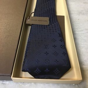 NWT Navy Louis Vuitton Men's Necktie