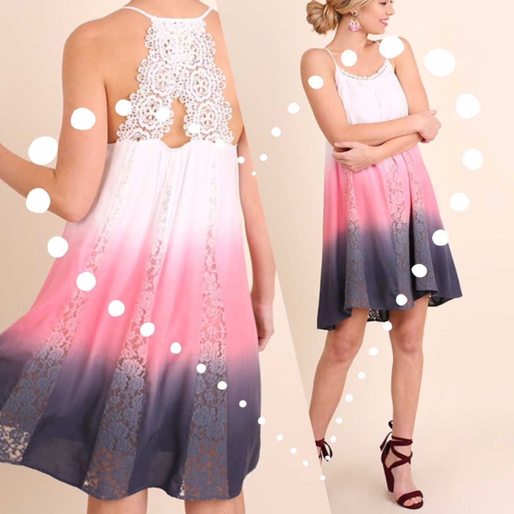 DARLING OMBRÉ DRESS - Picture 1 of 3